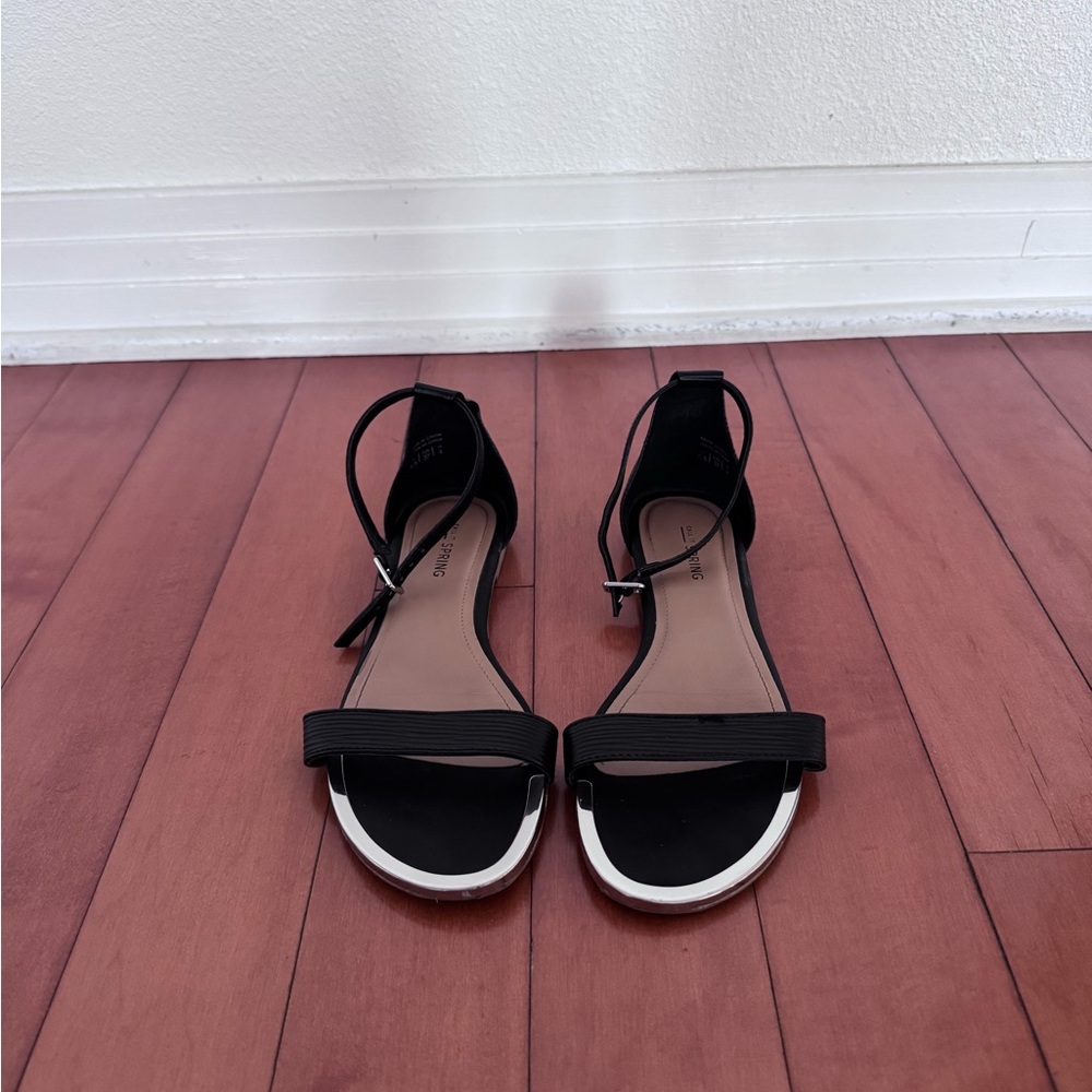 Call It Spring Black Sandals Elegant Design